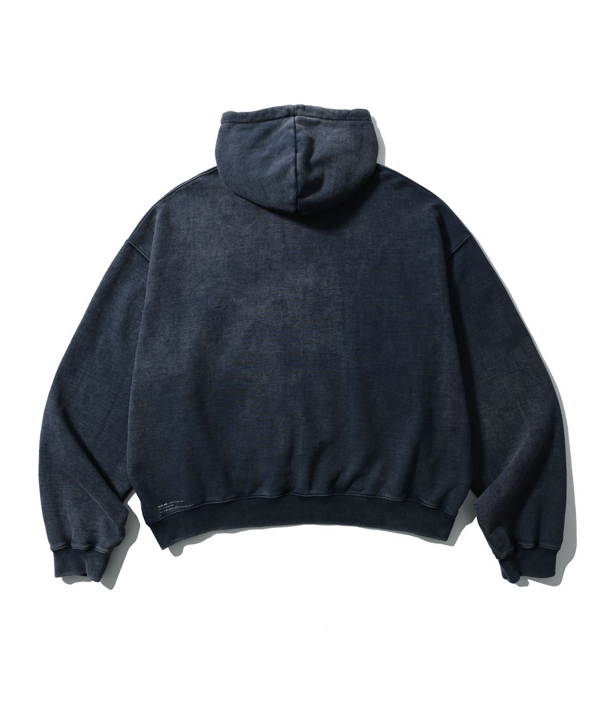 앵글런(ANGLAN) Heavyweight Washed Hoodie - Navy