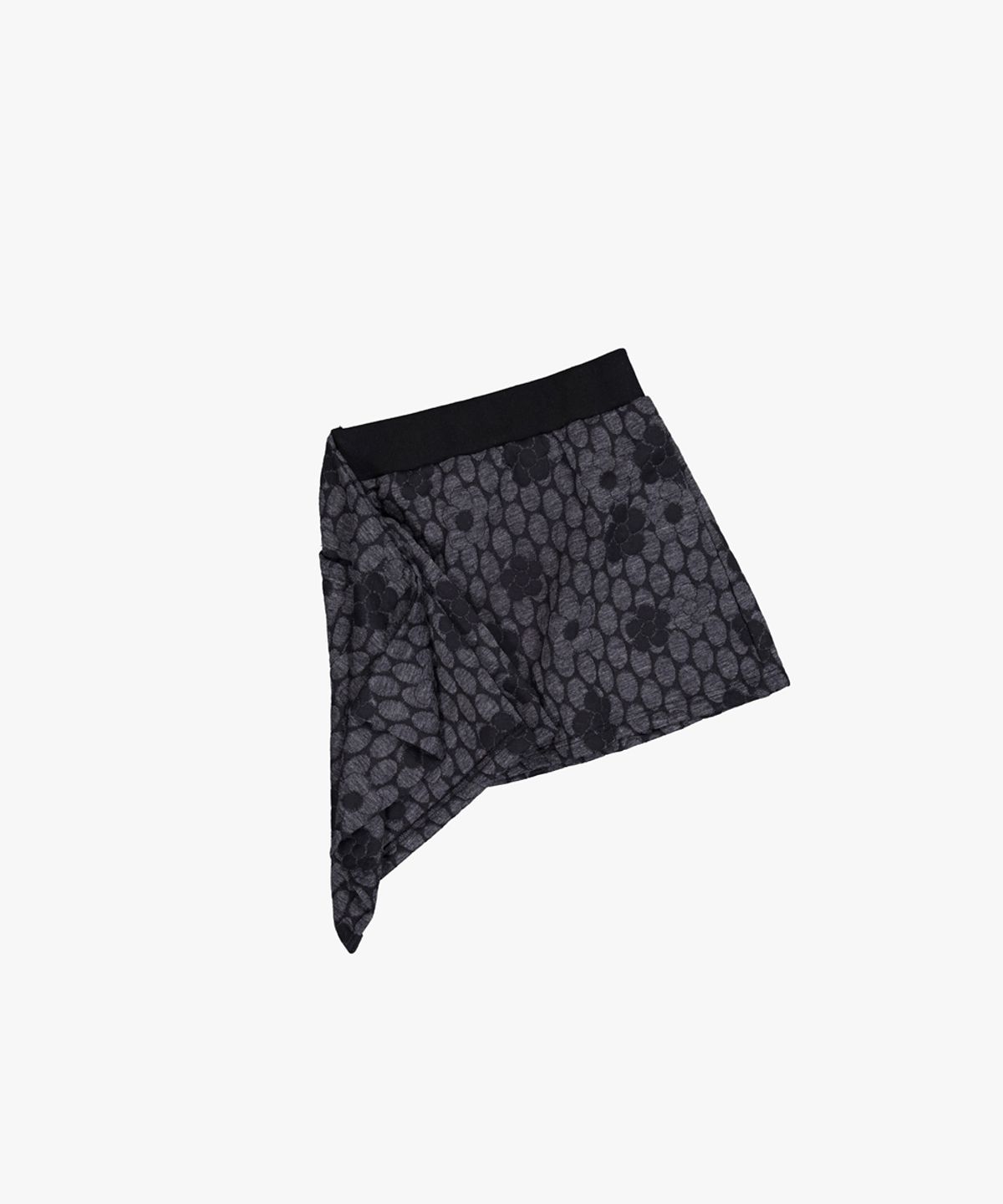 영마일웨어(0MILEWEAR) 루즈 퀼티드 스커트 (black)
