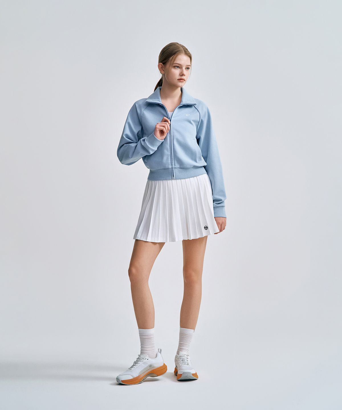 세르지오 타키니(SERGIO TACCHINI) W 쿠쉬라이트 트랙탑 (L.Indigo)