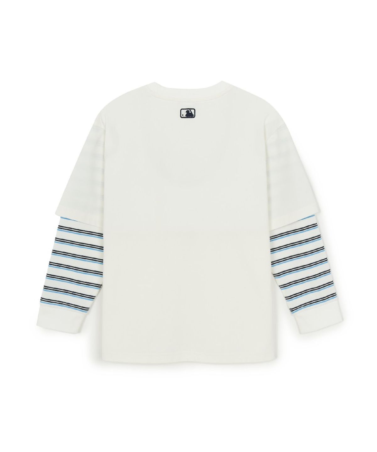 엠엘비 키즈(MLB KIDS) 스트릿 베이직 레이어드 긴팔 티셔츠 LA (Ivory)