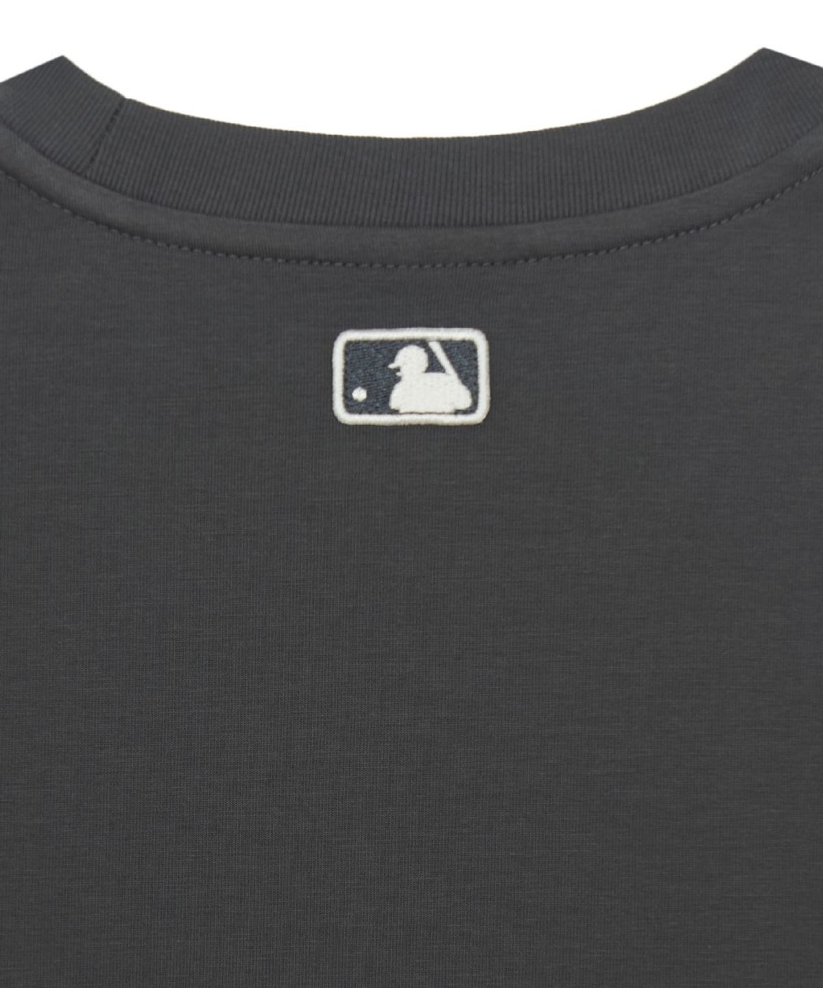 엠엘비 키즈(MLB KIDS) 스트릿 베이직 레이어드 긴팔 티셔츠 NY (Charcoal Grey)