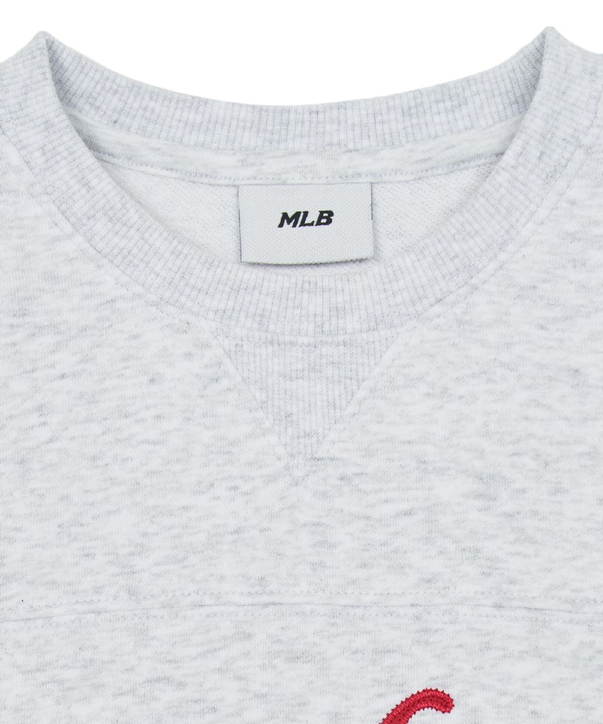 엠엘비 키즈(MLB KIDS) 스포티브 바시티 컬시브 맨투맨 NY (L.Melange Grey)