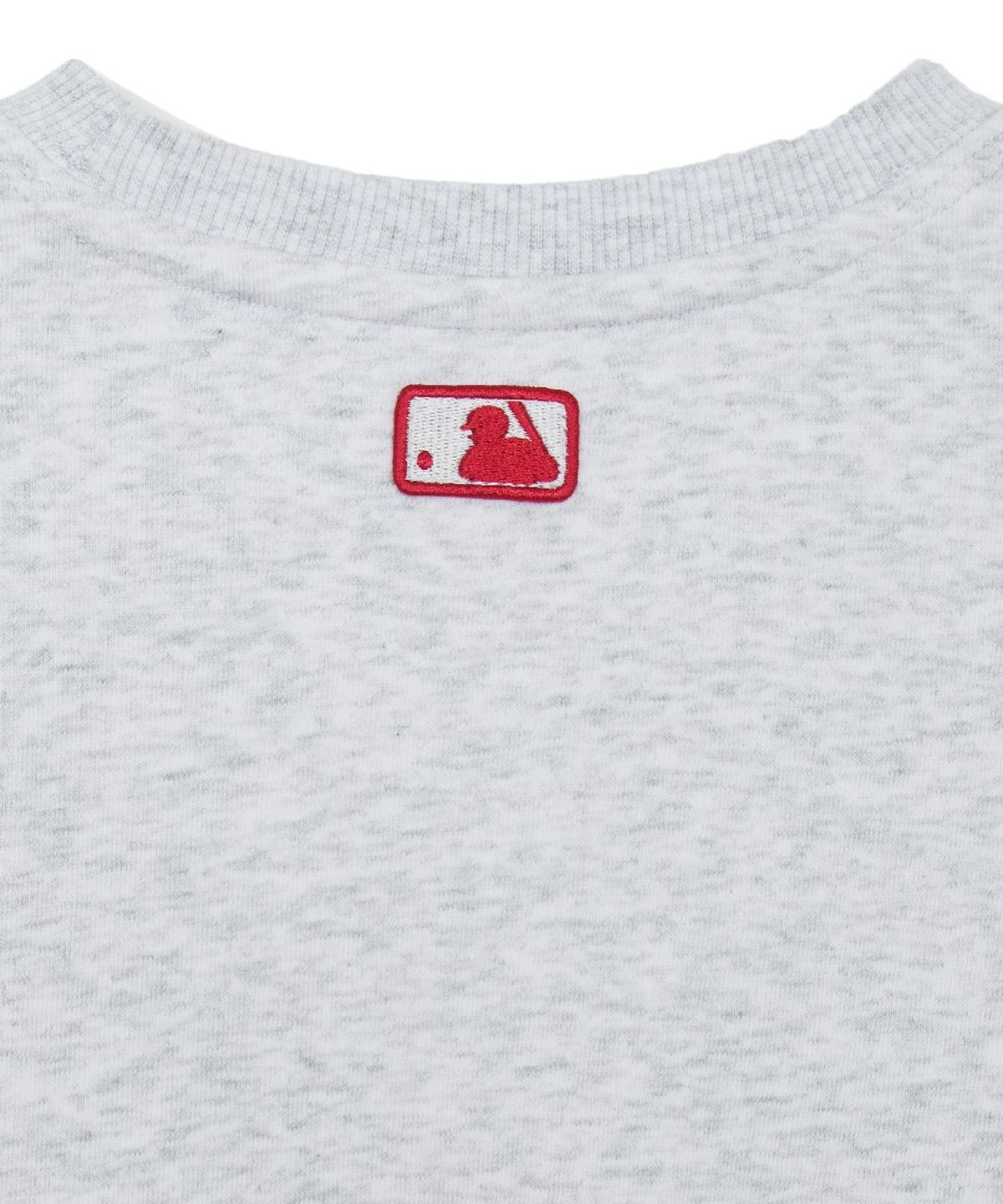 엠엘비 키즈(MLB KIDS) 스포티브 바시티 컬시브 맨투맨 NY (L.Melange Grey)