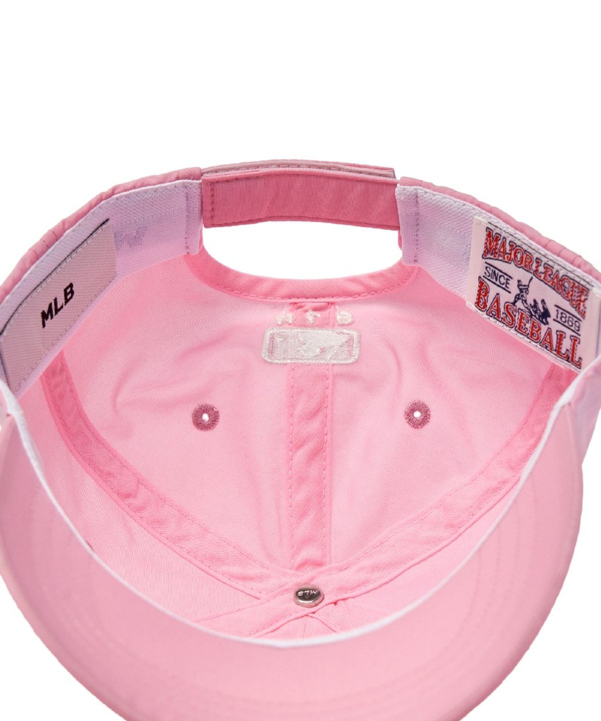 엠엘비 키즈(MLB KIDS) 스포티브 원형 로고 볼캡 NY (Pink)
