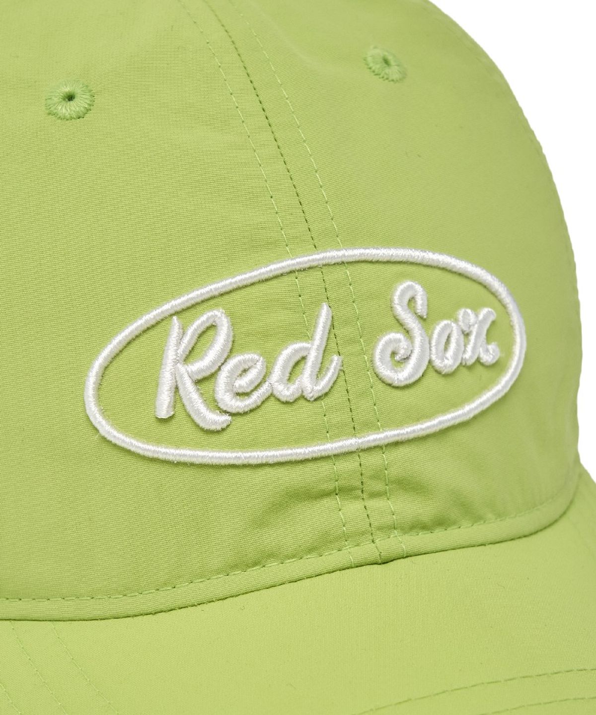엠엘비 키즈(MLB KIDS) 스포티브 원형 로고 볼캡 BOS (Lime)