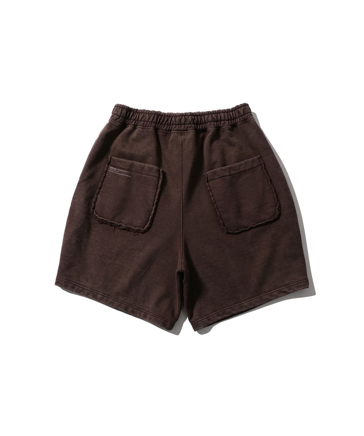 앵글런(ANGLAN) Heavyweight Washed Sweat Shorts - Brown