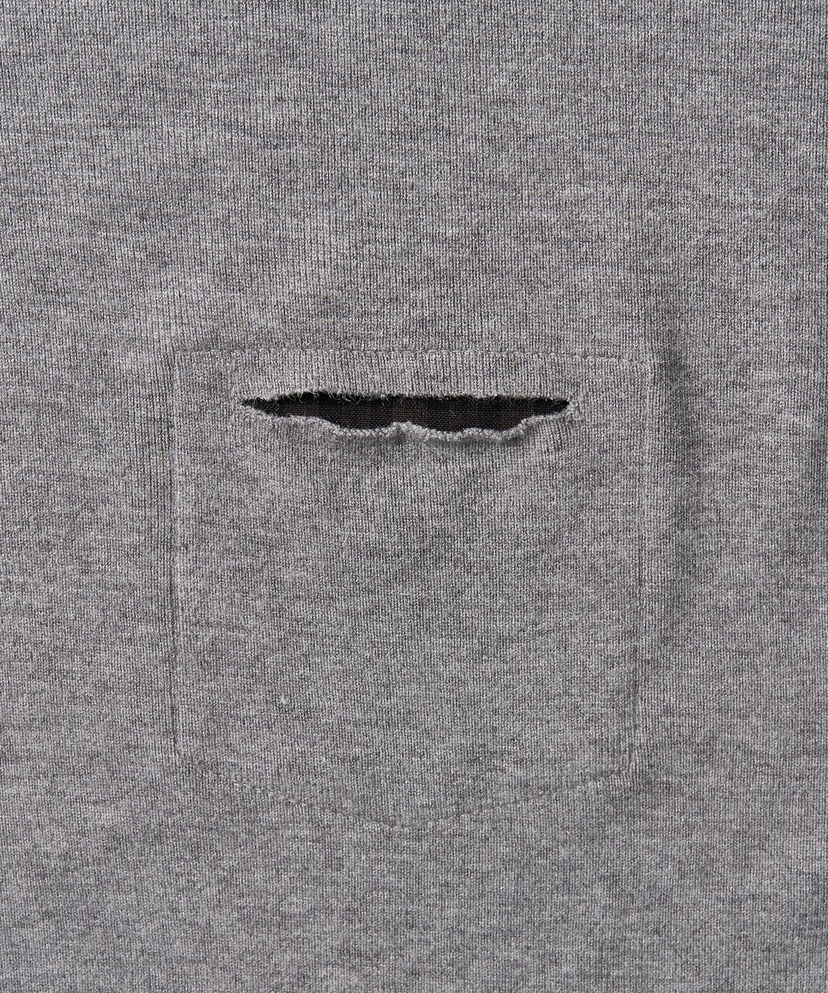 엑스컨테이너(EXCONTAINER) 히든 레이어 포켓 롱 슬리브(GREY)