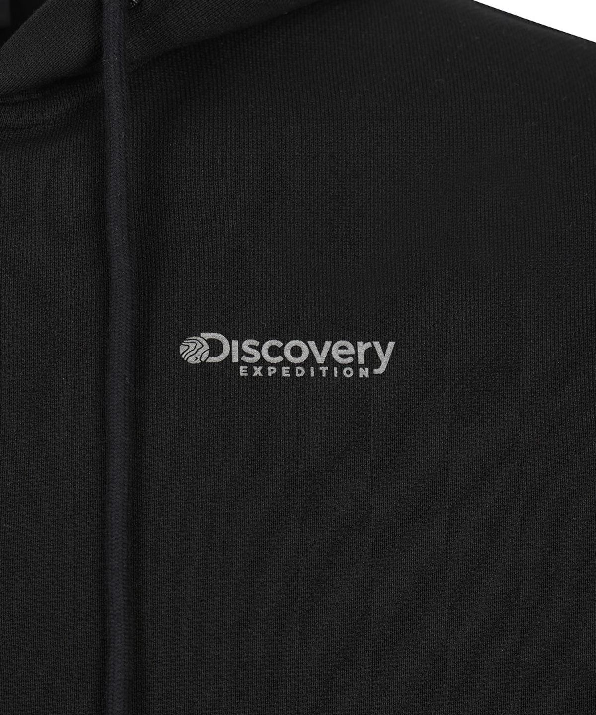 디스커버리 익스페디션(DISCOVERY EXPEDITION) 남성 자카드 트레이닝 후드 자켓 (BLACK)