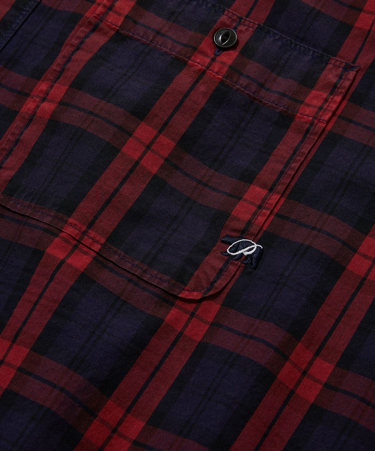 펜필드(PENFIELD) 워시드 코튼 체크 셔츠 레드_FS1WR51U