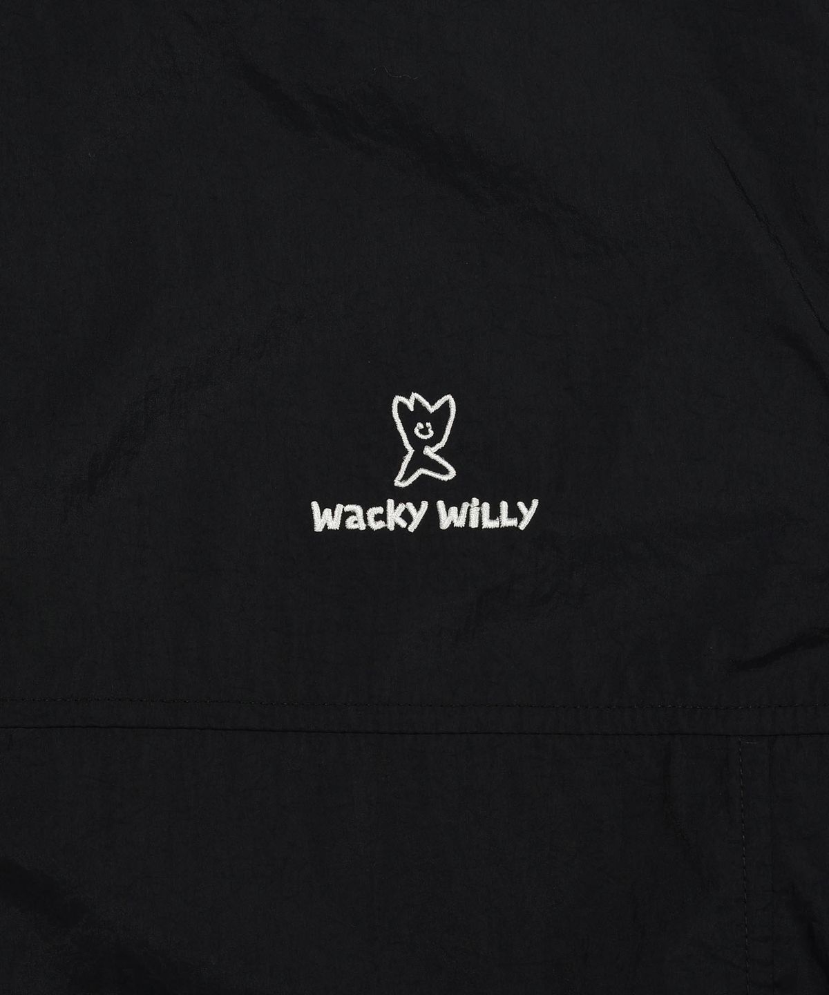 와키윌리(WACKY WILLY) 키키 파우치 윈드브레이커 블랙