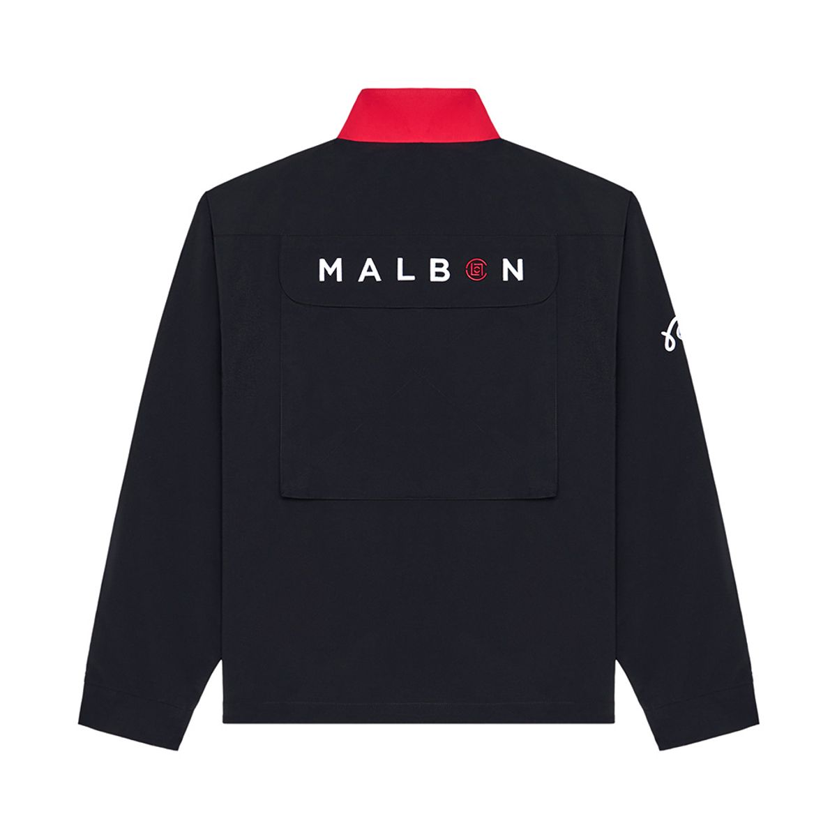 말본 골프(MALBON GOLF) [CLOT] 하이넥 자켓 BLACK (MAN)