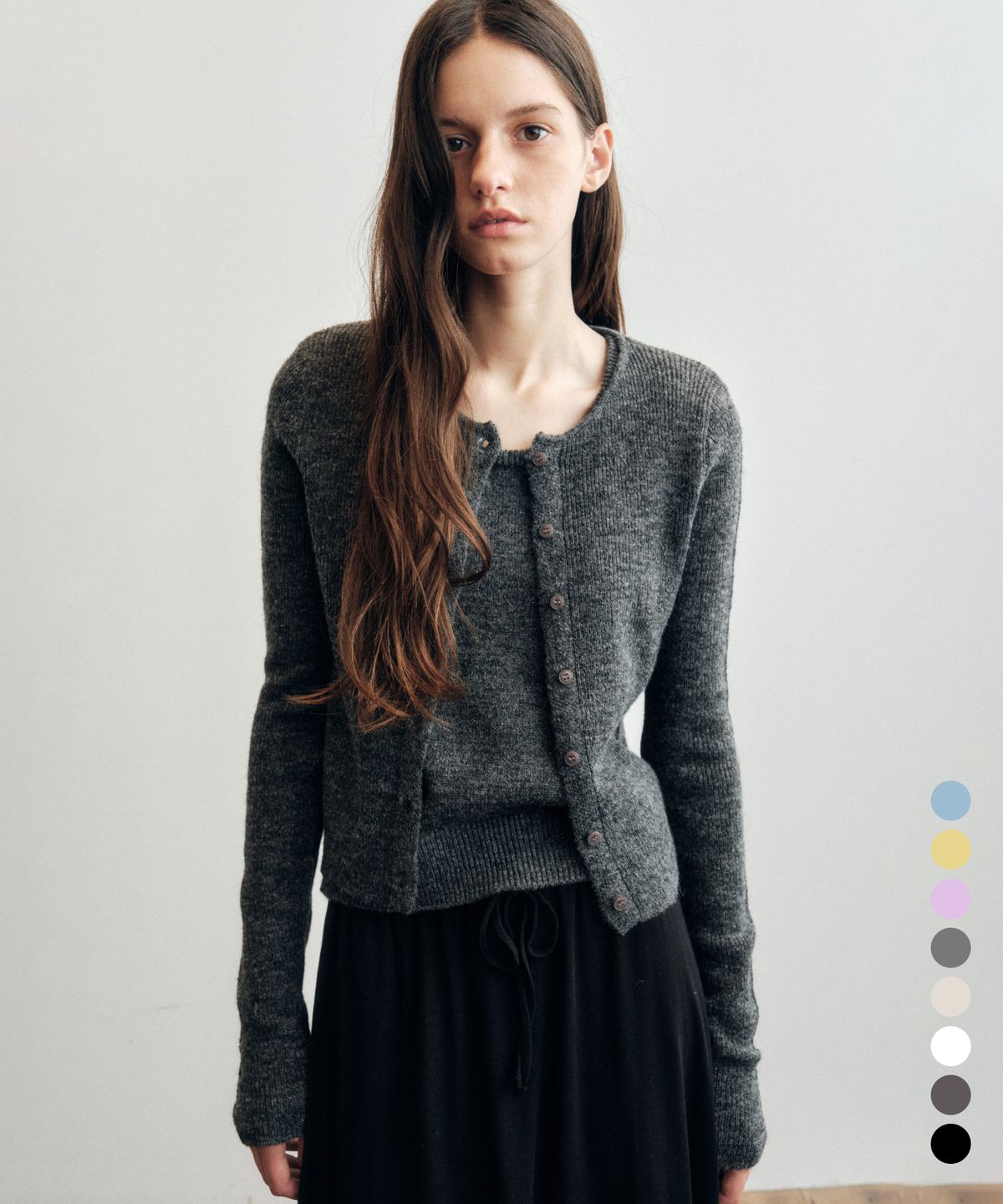 씨타(CITTA) Essential Wool Round Knit Cardigan_CTK238(8color)