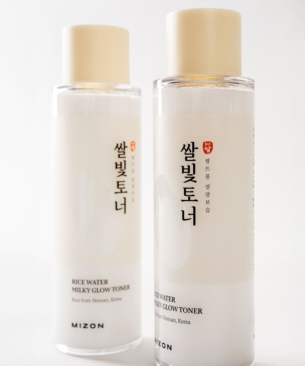 미즈온(MIZON) 쌀빛 톤결광 토너 150ML + 쌀빛 쫀득 팩폼 150ML 세트 +토끼헤어밴드 증정
