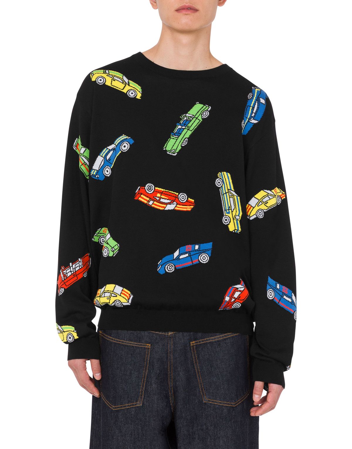 모스키노(MOSCHINO) 카 인레이 스웨터