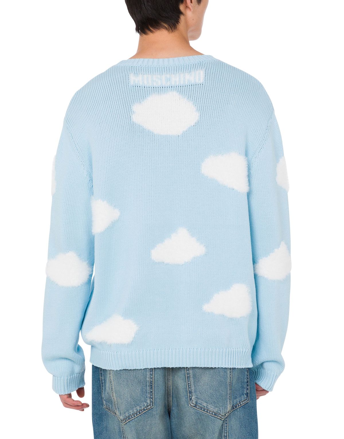 모스키노(MOSCHINO) 클라우드 코튼 혼방 스웨터