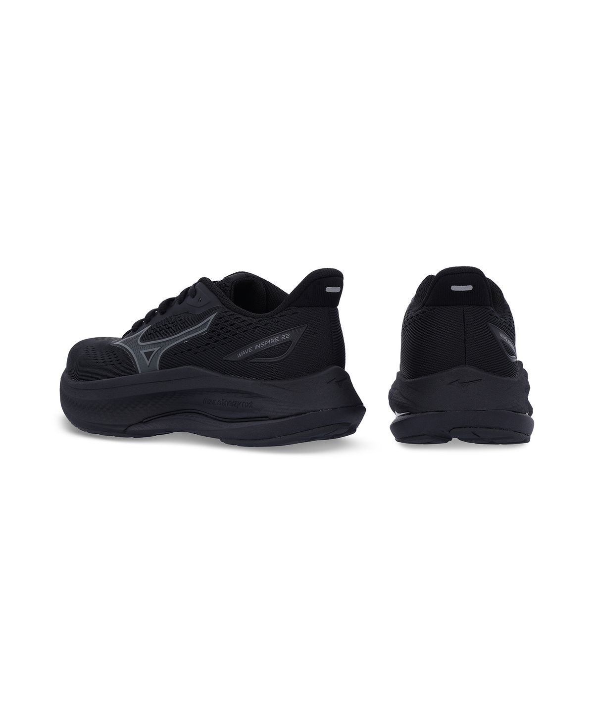 미즈노(MIZUNO) (여성) 웨이브 인스파이어 22 슈퍼와이드 - 블랙:블랙 샌드:블랙 / J1GD264526