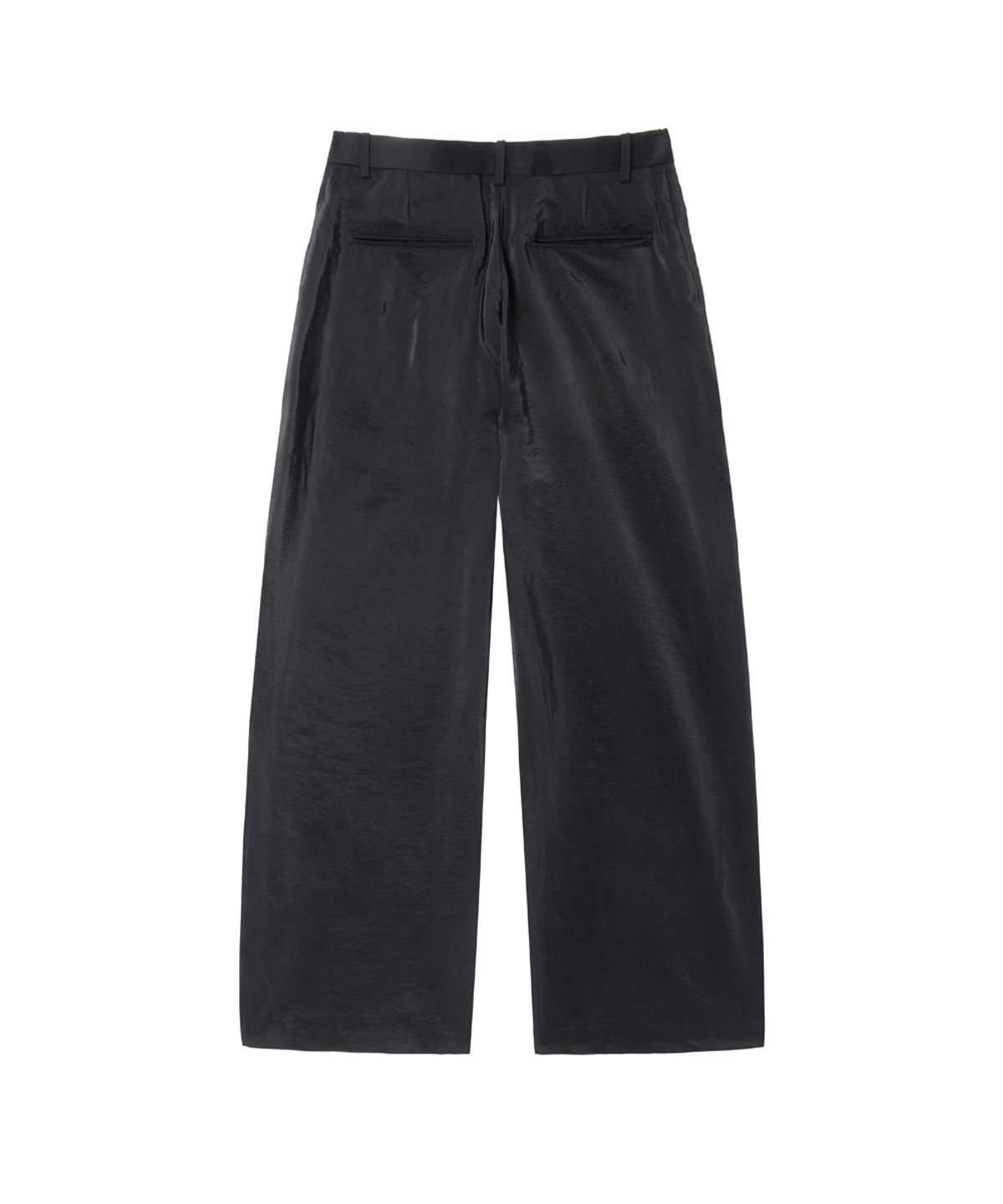 해칭룸(HATCHINGROOM) Regular Trousers Viscose Black