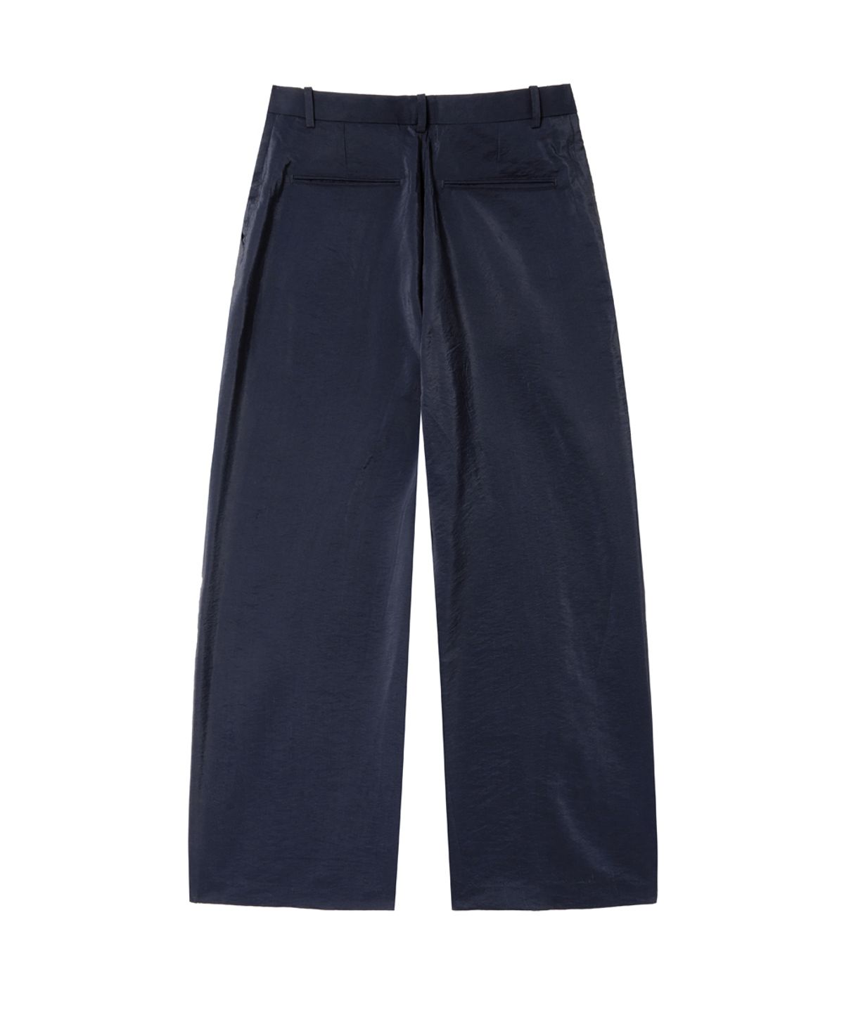 해칭룸(HATCHINGROOM) Regular Trousers Viscose Dark Navy