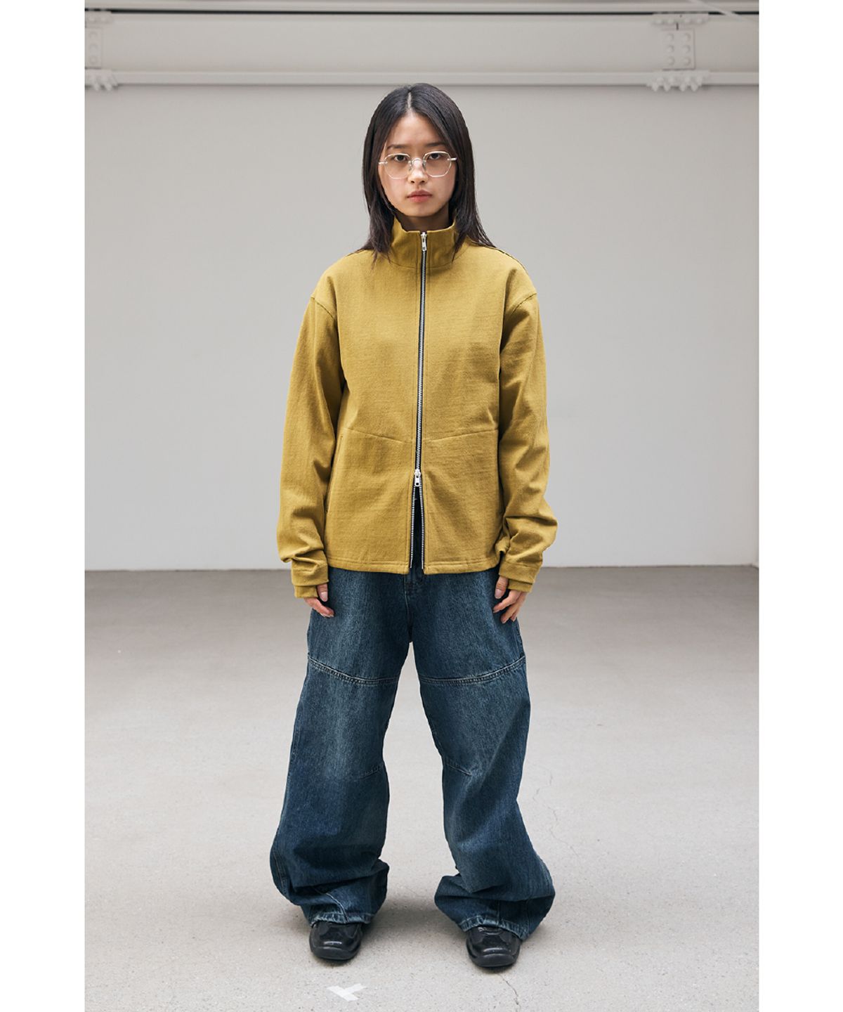 해칭룸(HATCHINGROOM) Middle Cardigan Mustard