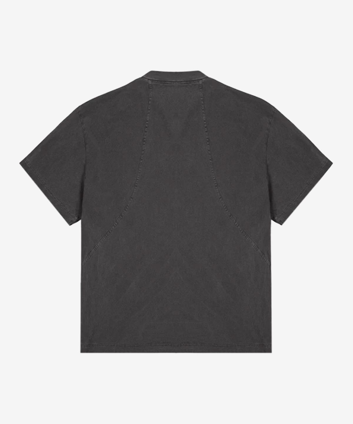 애티튜드 애티튜드(ATTITUDE ATTITUDE) AA Curved Garment Dyeing Short Sleeve Grey