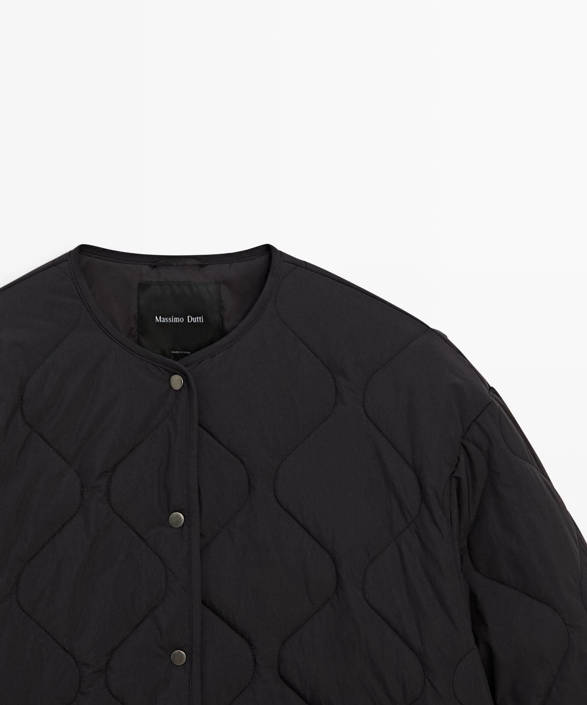 마시모두띠(MASSIMO DUTTI) 패딩 케이프 재킷