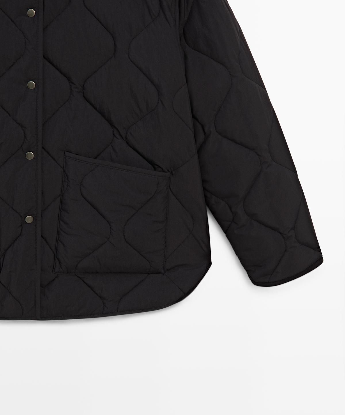 마시모두띠(MASSIMO DUTTI) 패딩 케이프 재킷