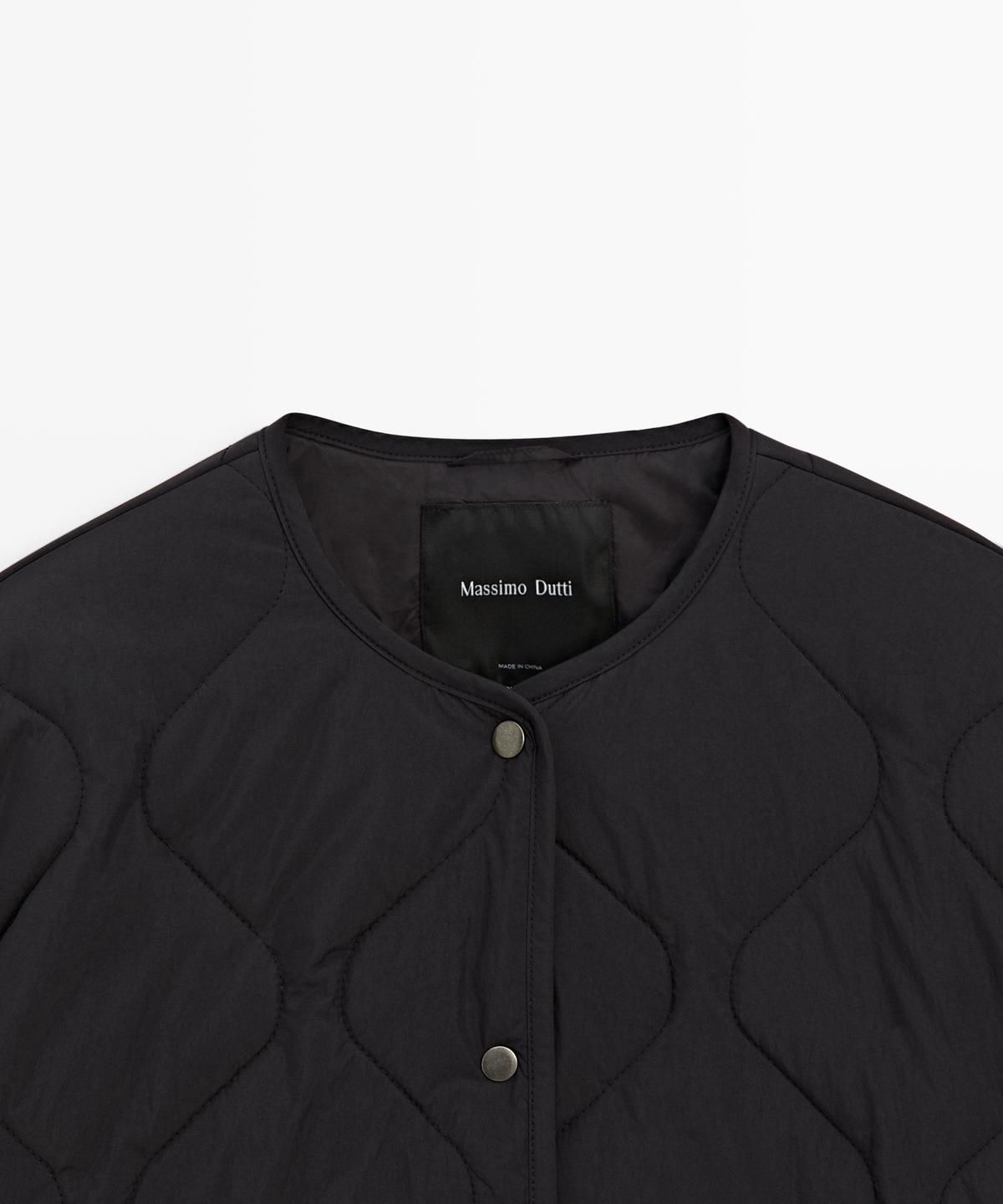 마시모두띠(MASSIMO DUTTI) 패딩 케이프 재킷