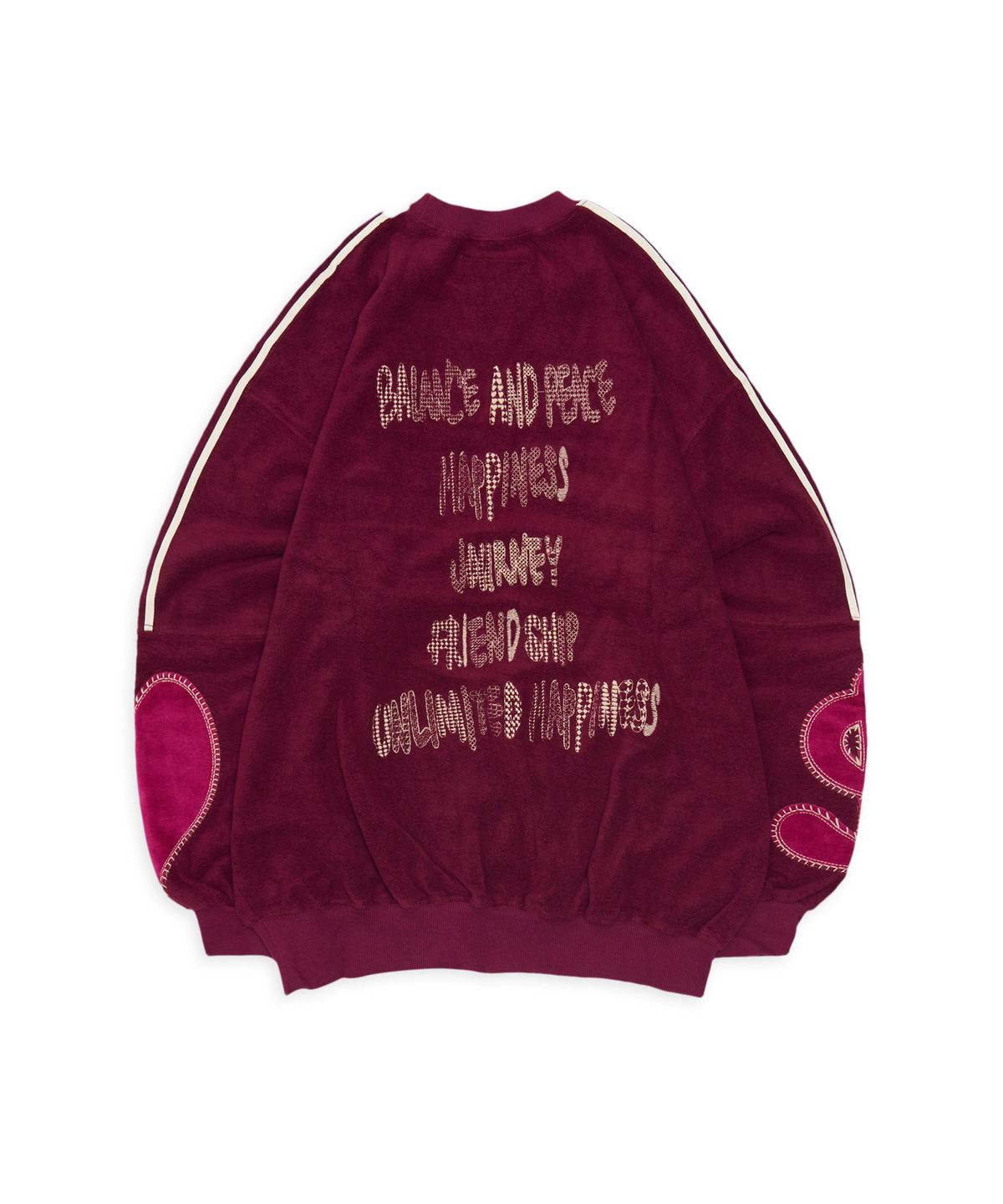 투위드(TUEWID) Tuewid retro sweatshirts in plum