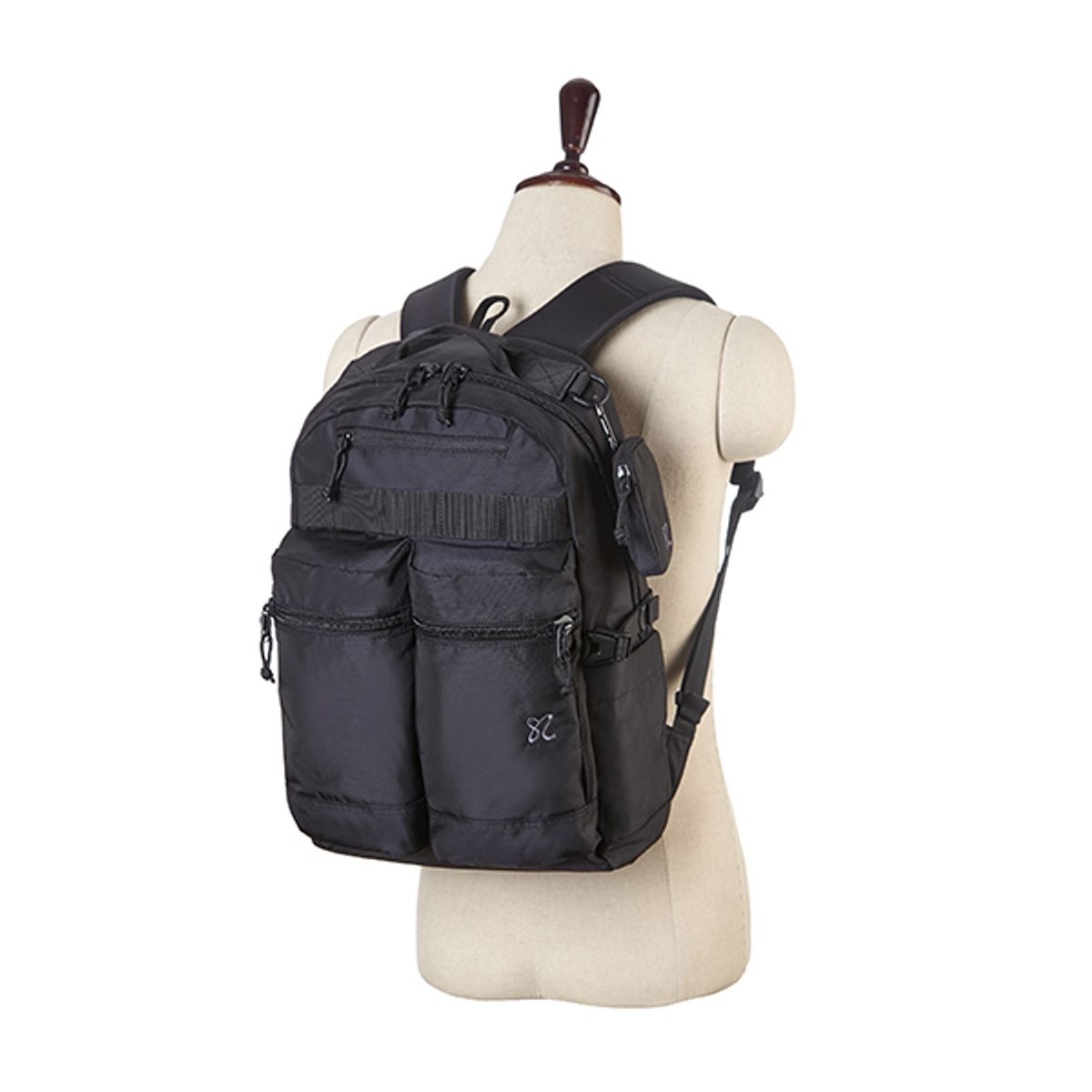쌤소나이트 레드(SAMSONITE RED) ZIION 캡슐 백팩 BLACK UR509003