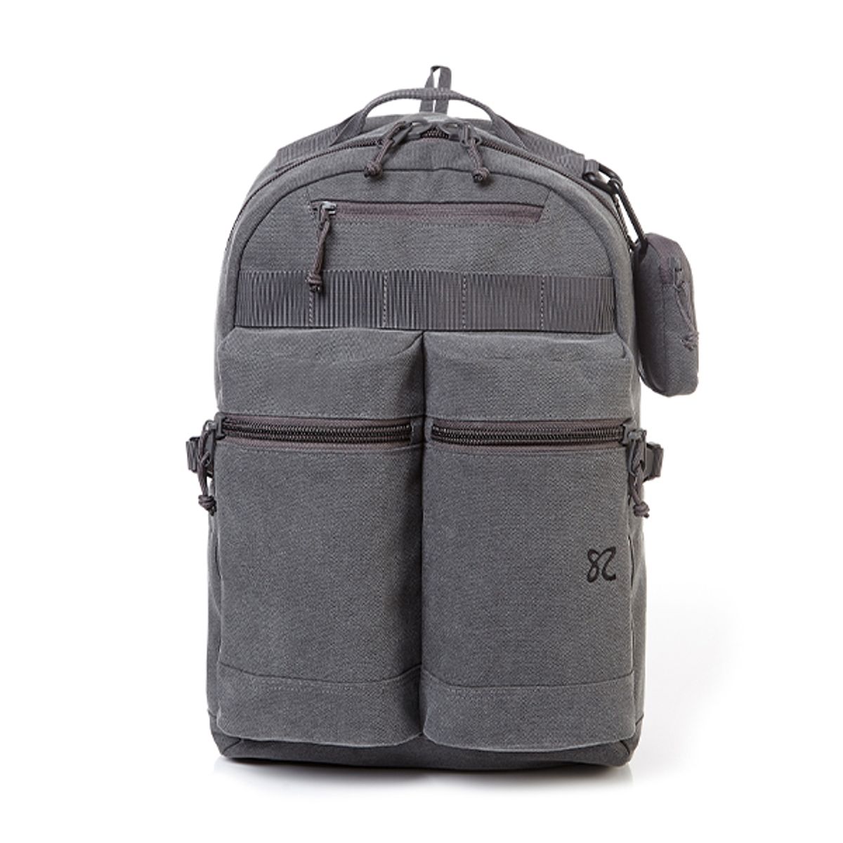 쌤소나이트 레드(SAMSONITE RED) ZIION 캡슐 코튼 백팩 GREY UR508004