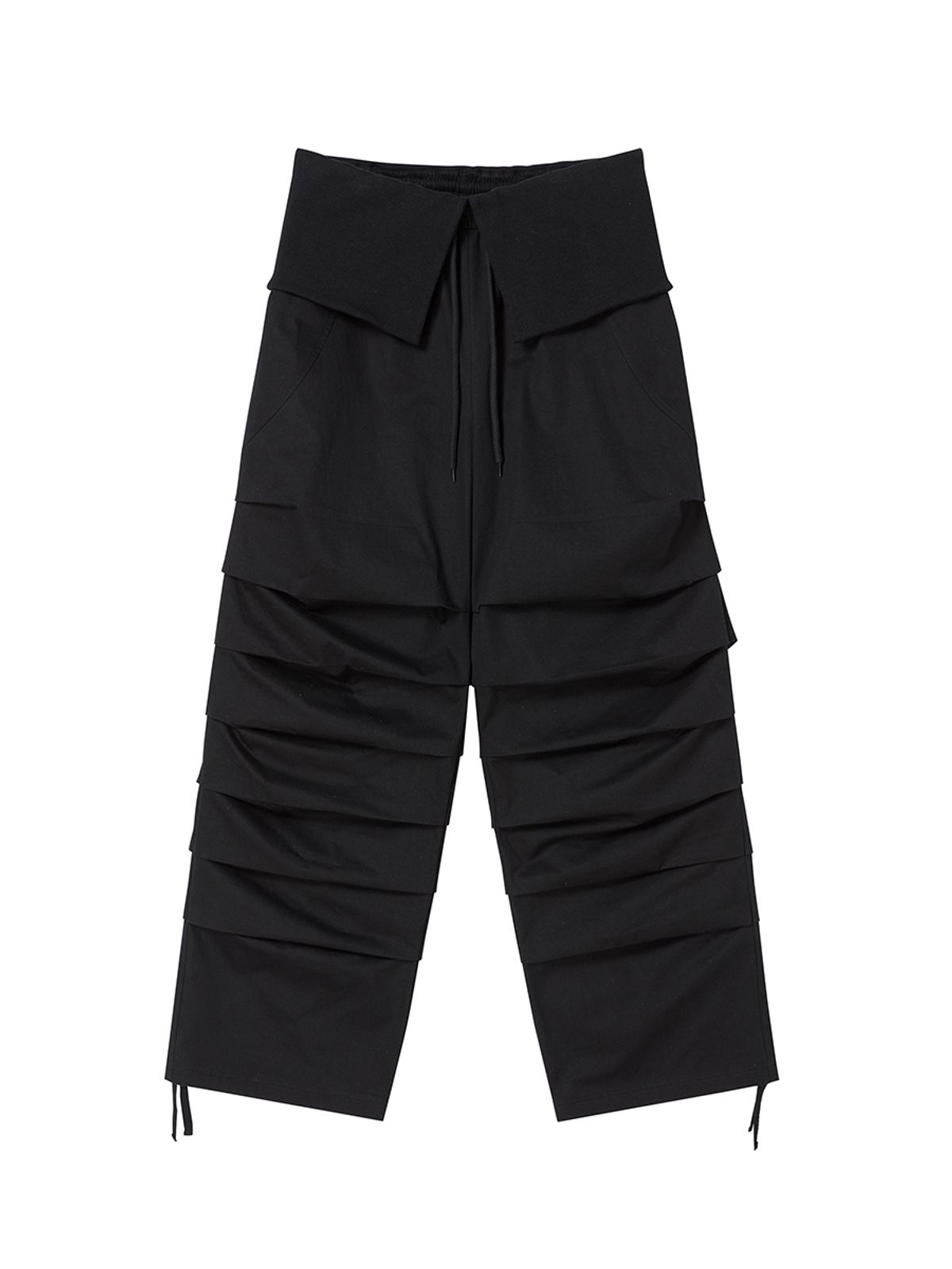 엔와이엑스엑스(NYXX) TUCK PANTS BLACK