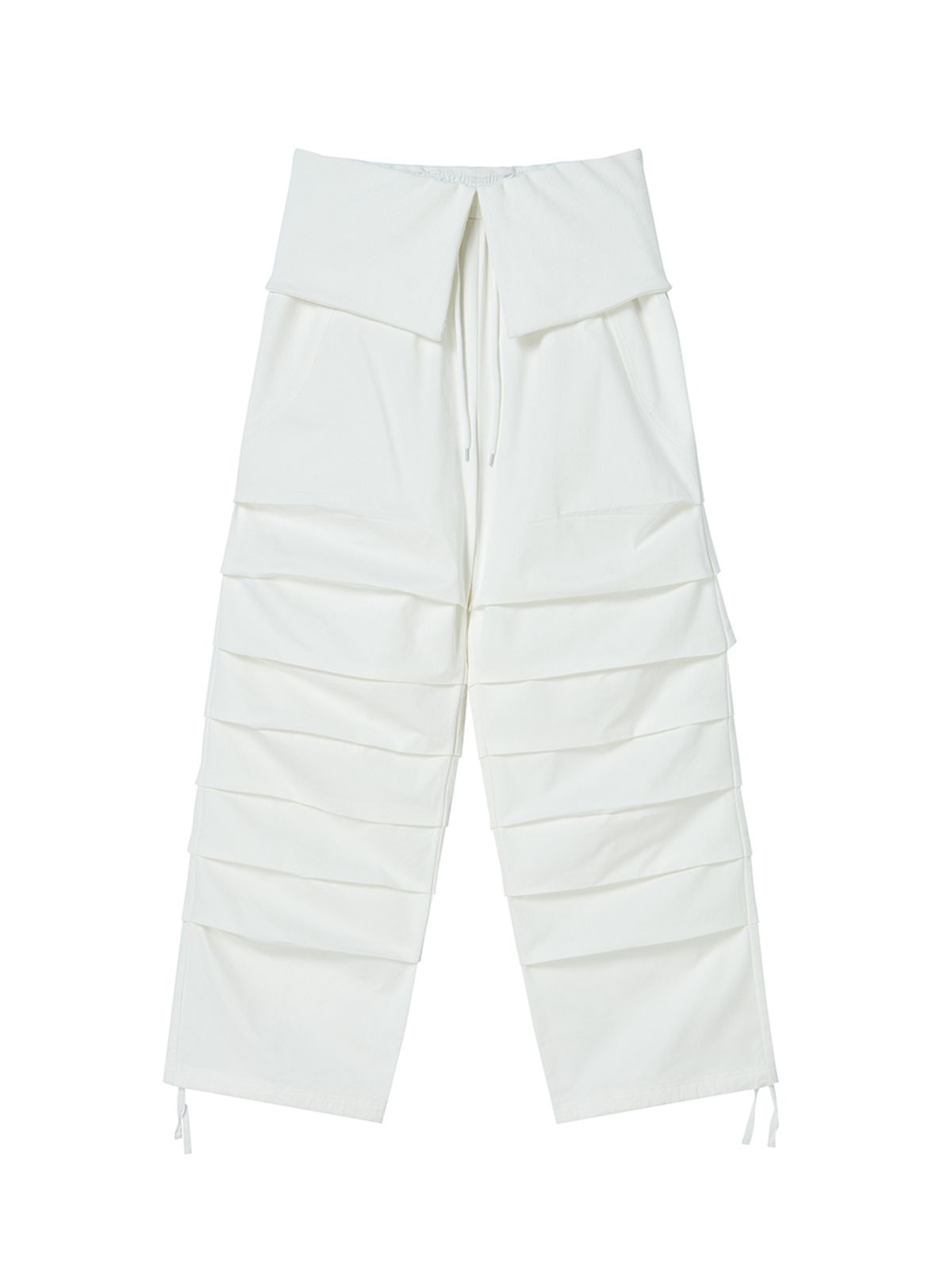 엔와이엑스엑스(NYXX) TUCK PANTS WHITE