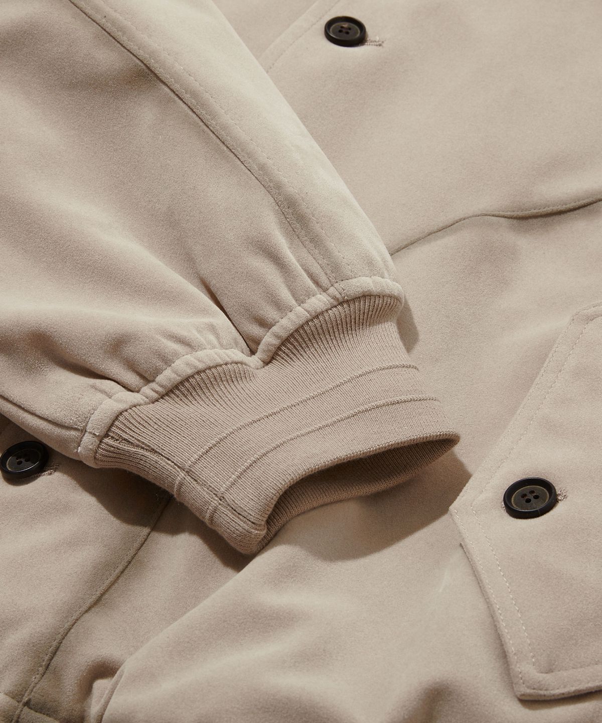 펜필드(PENFIELD) [TRAILWEAR]포우 스웨이드 A-1 자켓 아이보리_FS1WJ30U