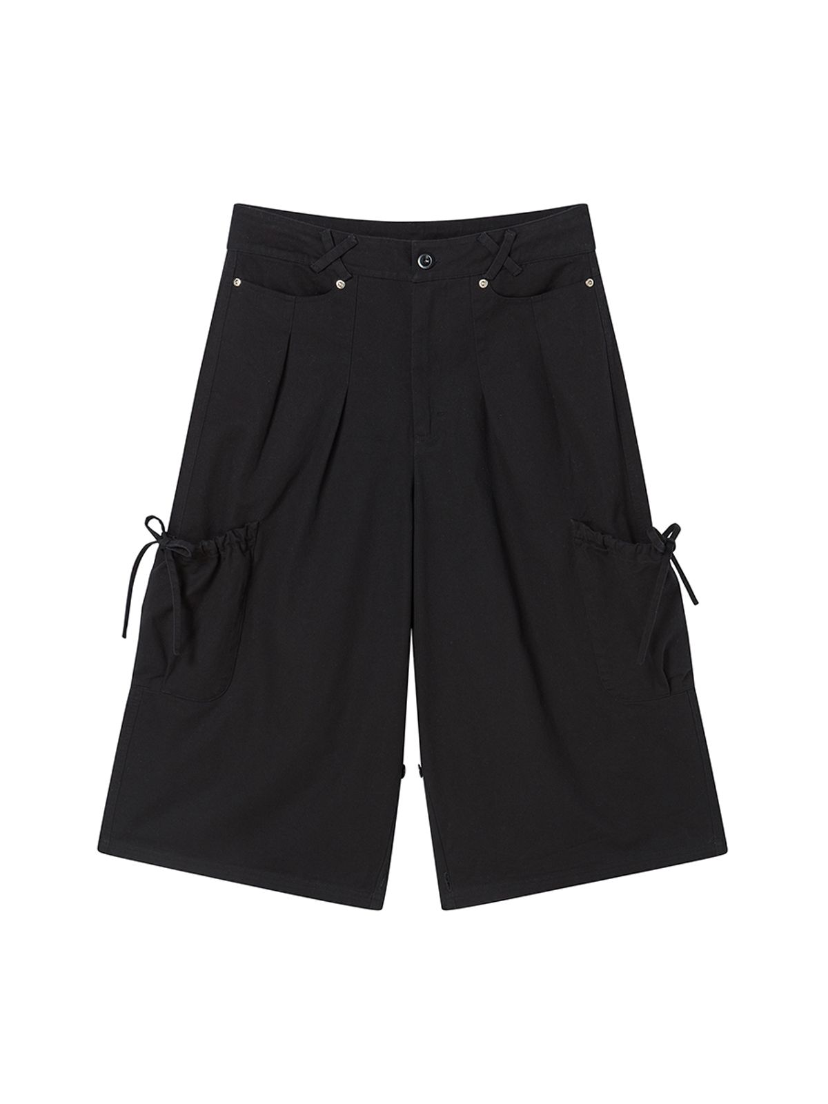 엔와이엑스엑스(NYXX) COTTON CAPRI PANTS BLACK