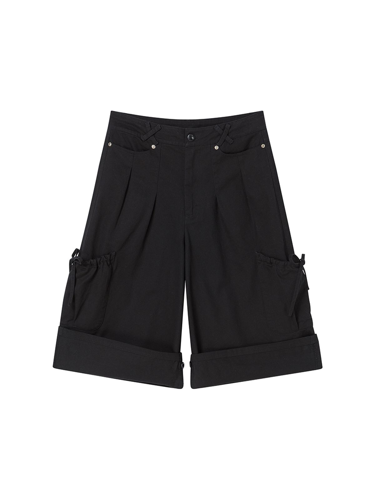 엔와이엑스엑스(NYXX) COTTON CAPRI PANTS BLACK