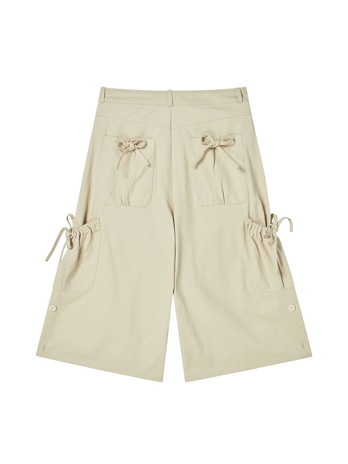 엔와이엑스엑스(NYXX) COTTON CAPRI PANTS BEIGE