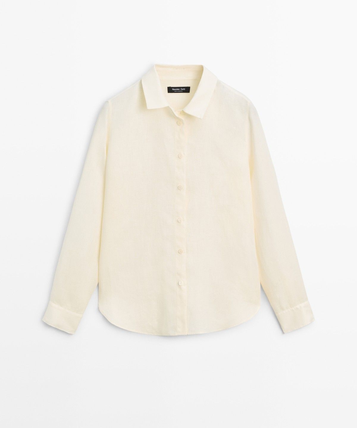 마시모두띠(MASSIMO DUTTI) 100% 린넨 루즈핏 셔츠