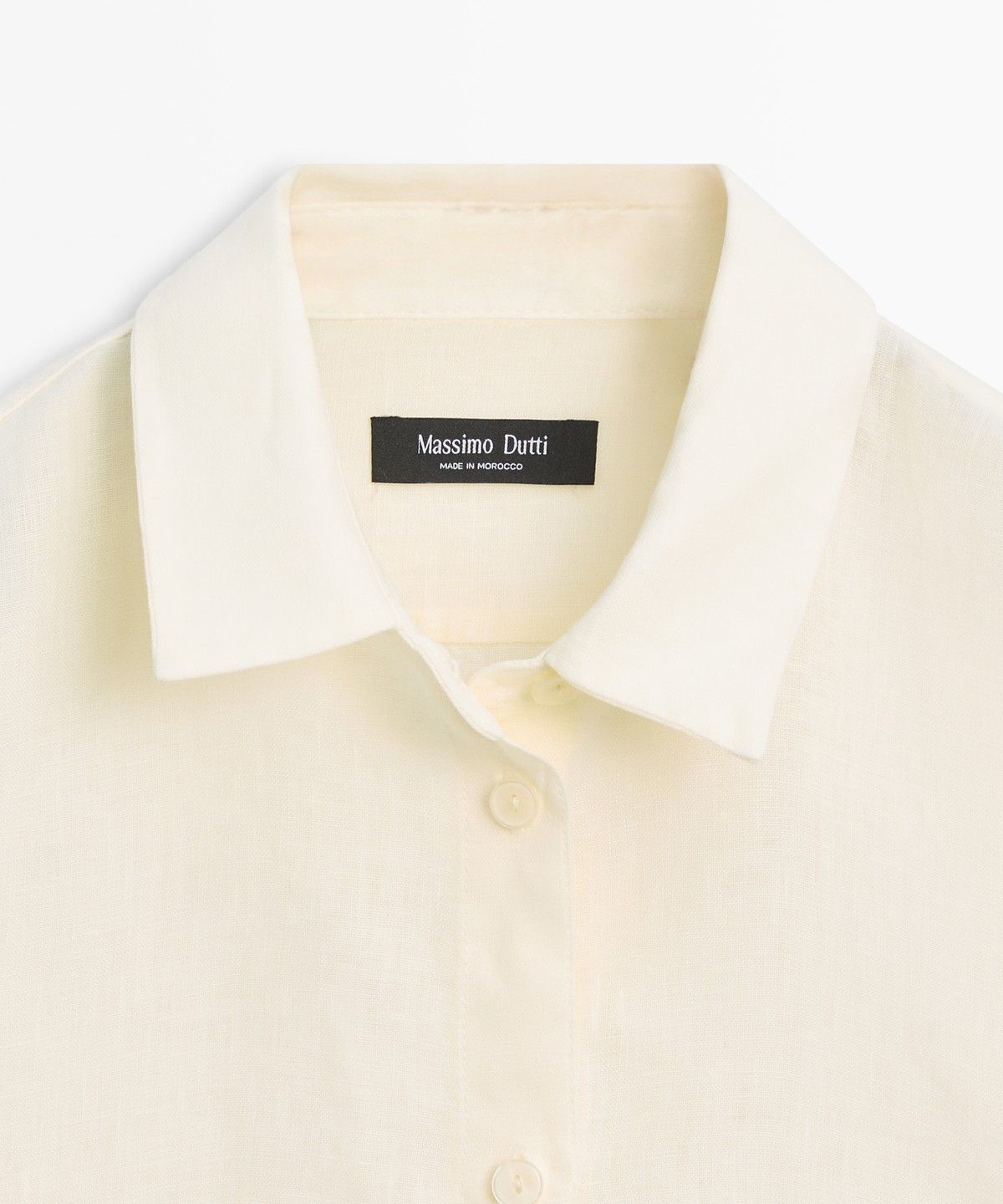 마시모두띠(MASSIMO DUTTI) 100% 린넨 루즈핏 셔츠