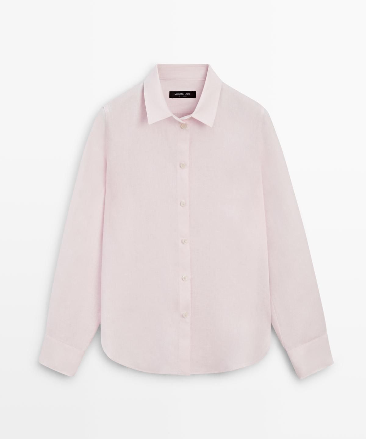 마시모두띠(MASSIMO DUTTI) 100% 린넨 루즈핏 셔츠