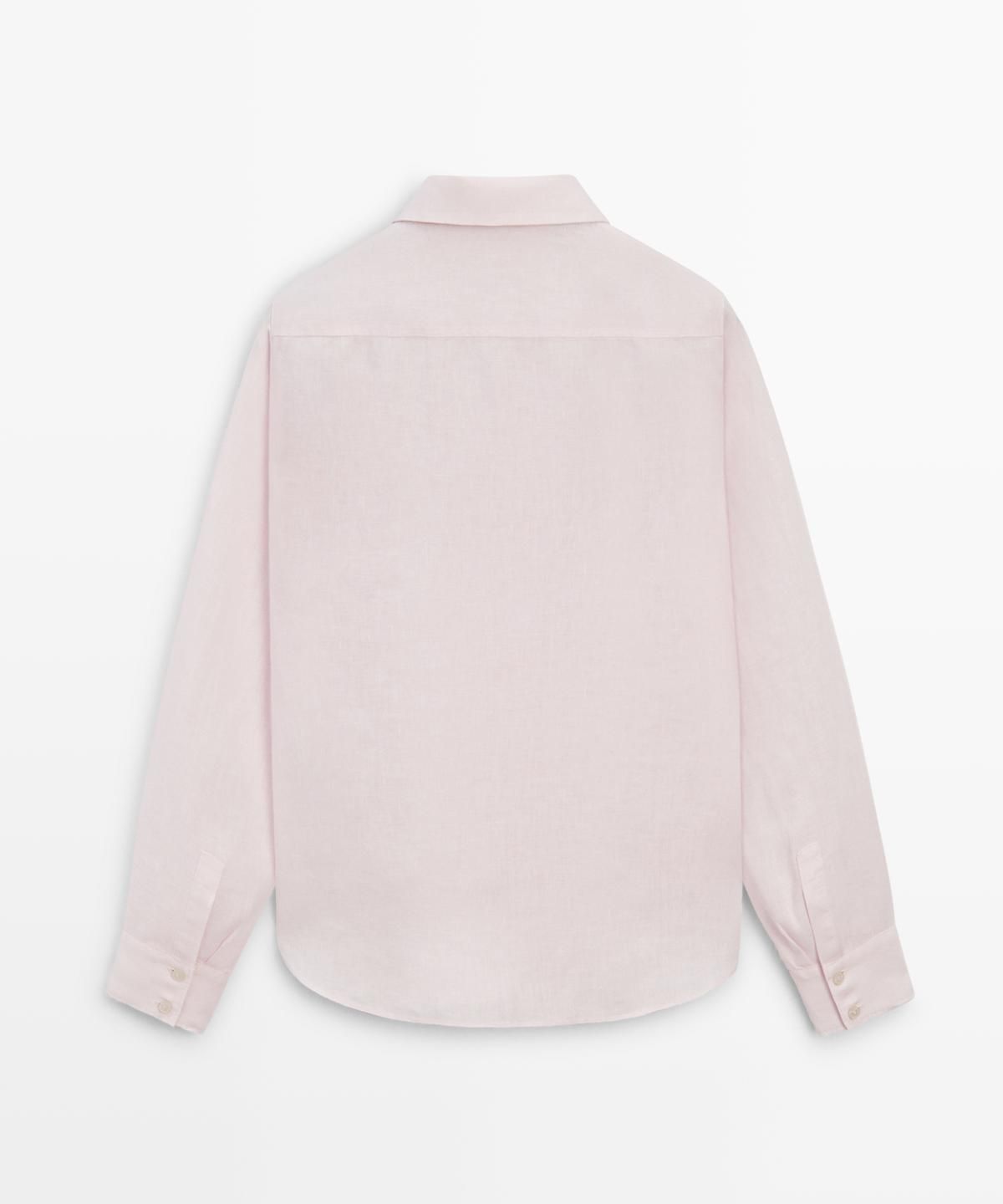 마시모두띠(MASSIMO DUTTI) 100% 린넨 루즈핏 셔츠