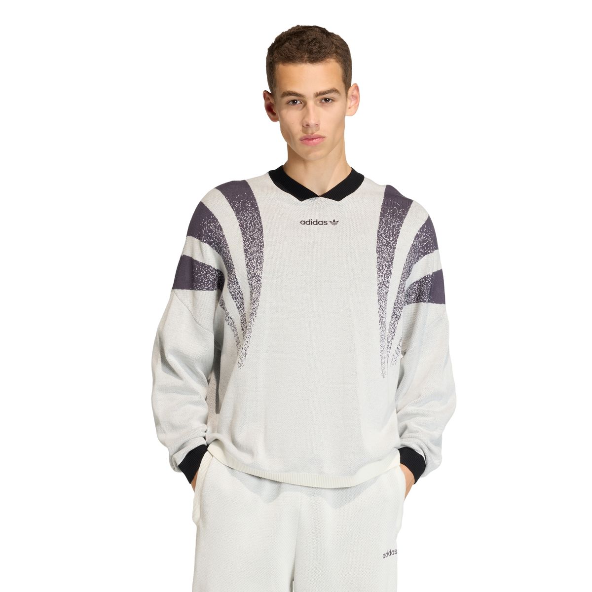 아디다스(ADIDAS) 산티아고 루즈 풀리 패션 니트 저지 KC9063