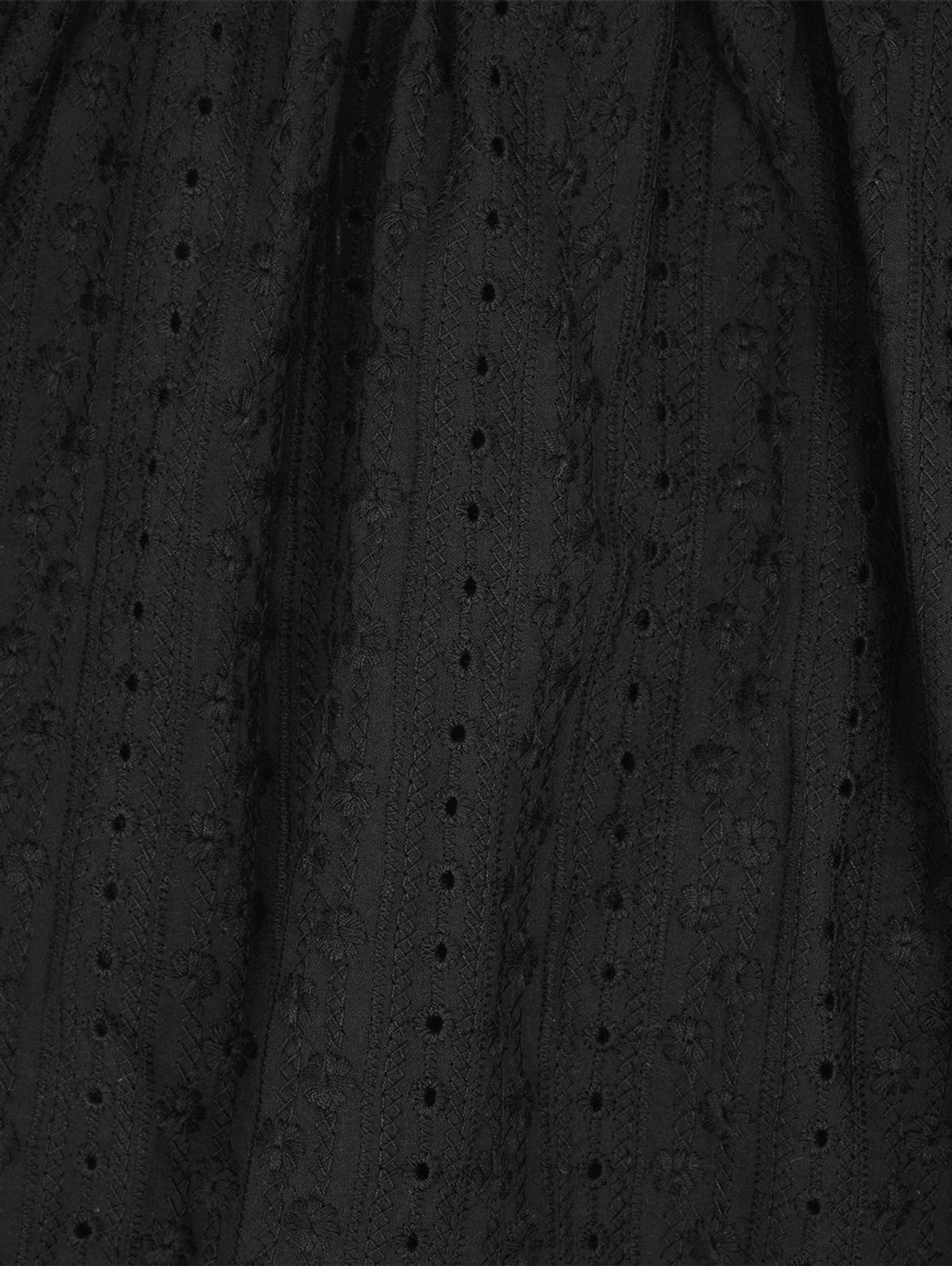 뚜오미오(TUOMIO) EYELET TUTU SKIRT [BLACK]