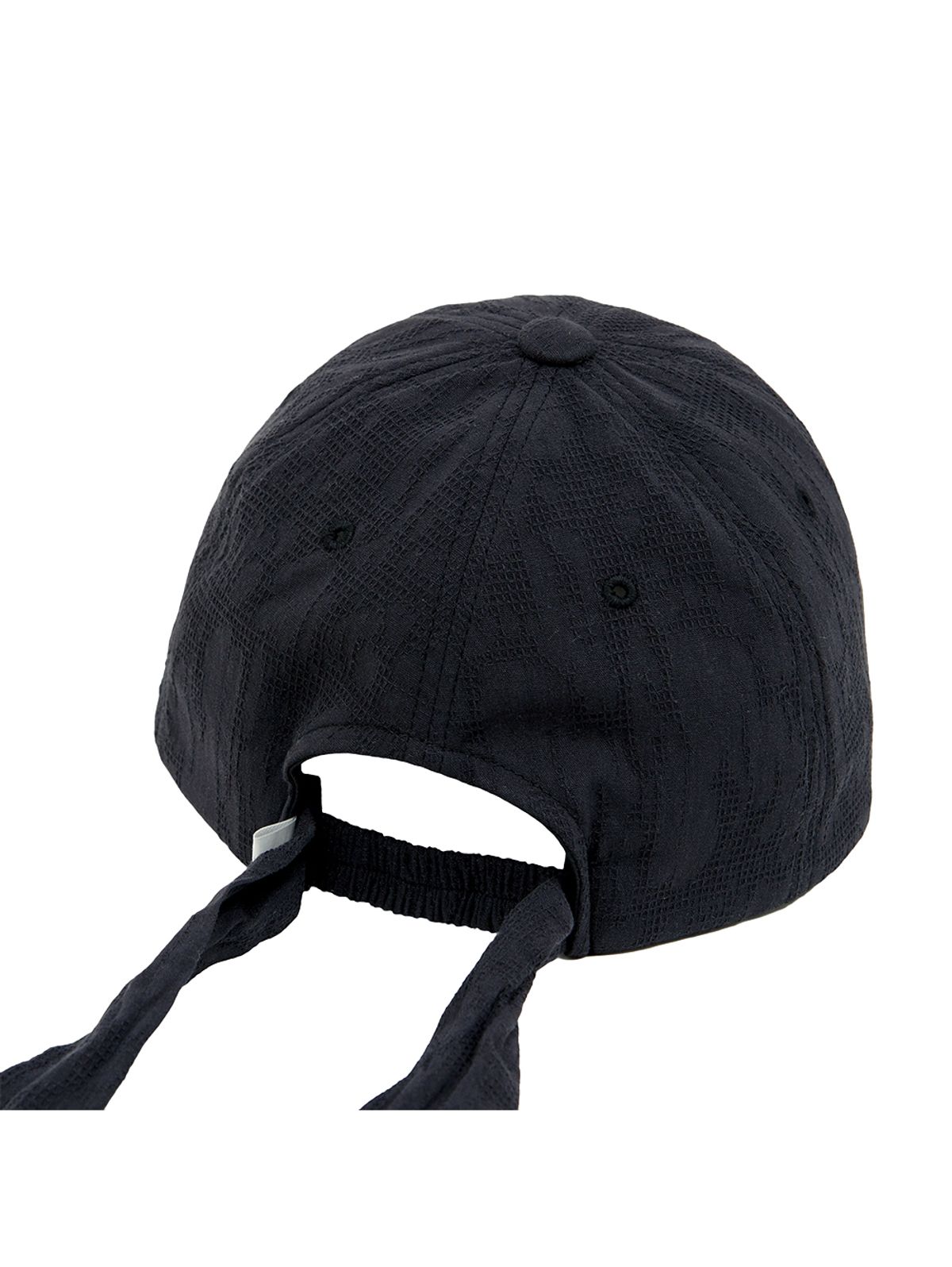 뚜오미오(TUOMIO) BUTTON RIBBON CAP [BLACK]