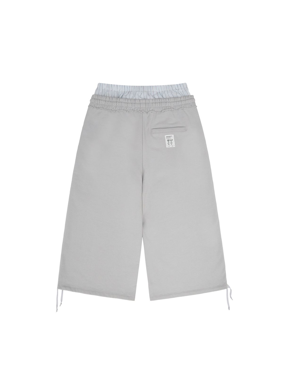 뚜오미오(TUOMIO) DETACHABLE BERMUDA SWEATPANTS [GREY]