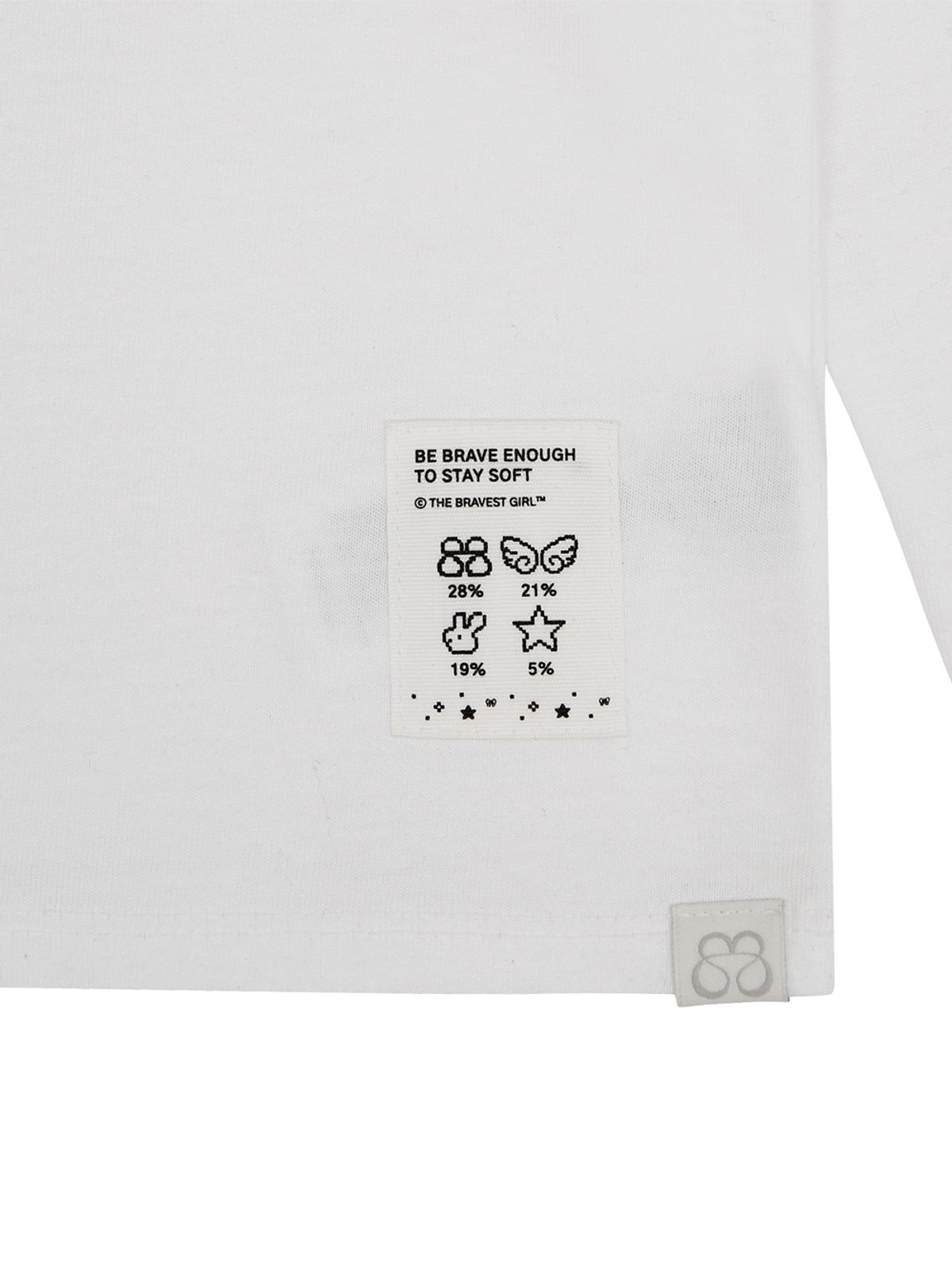 뚜오미오(TUOMIO) STAR DOODLE CAPRI T-SHIRT [WHITE]