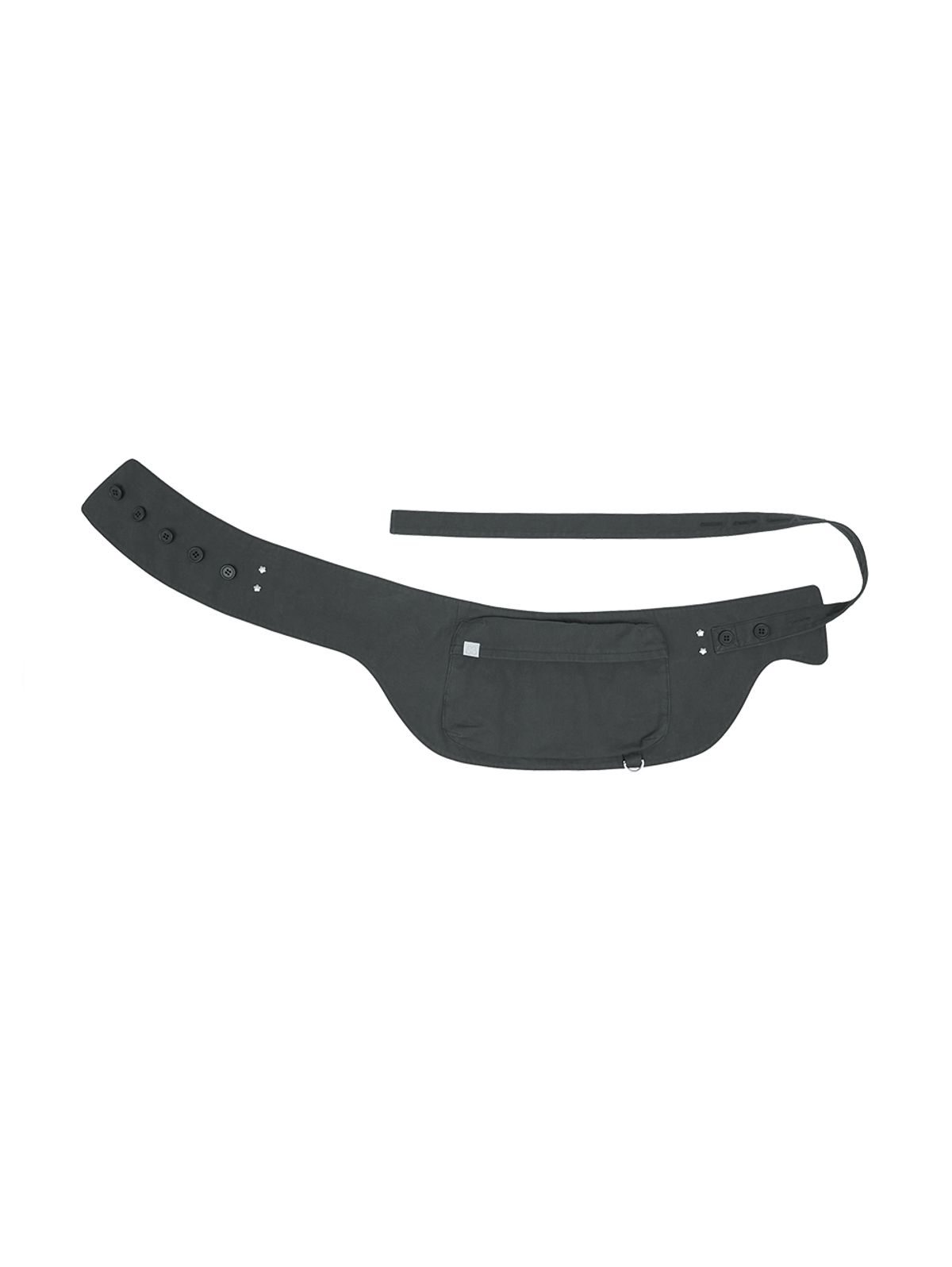 뚜오미오(TUOMIO) WASHED BELT BAG PANTS [CHARCOAL]