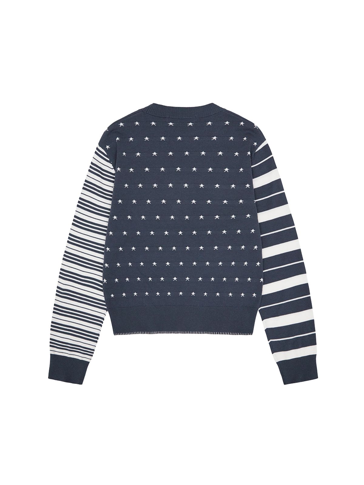 뚜오미오(TUOMIO) STAR KNIT PULLOVER [DUSTY BLUE]