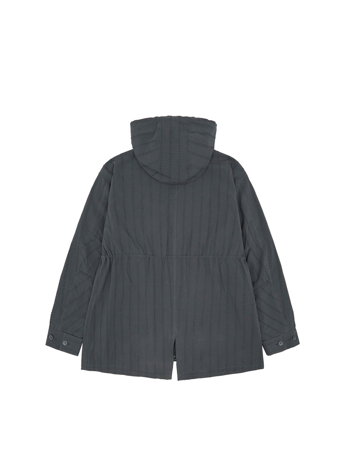 뚜오미오(TUOMIO) STAR BUTTON FIELD JACKET [CHARCOAL]