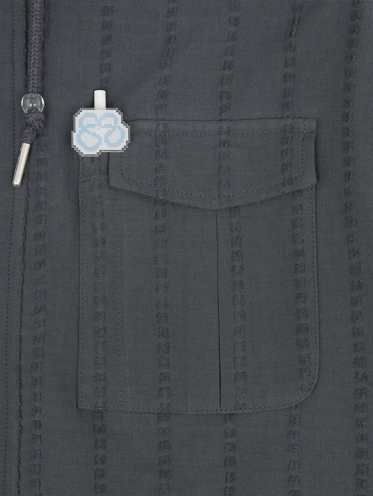 뚜오미오(TUOMIO) STAR BUTTON FIELD JACKET [CHARCOAL]