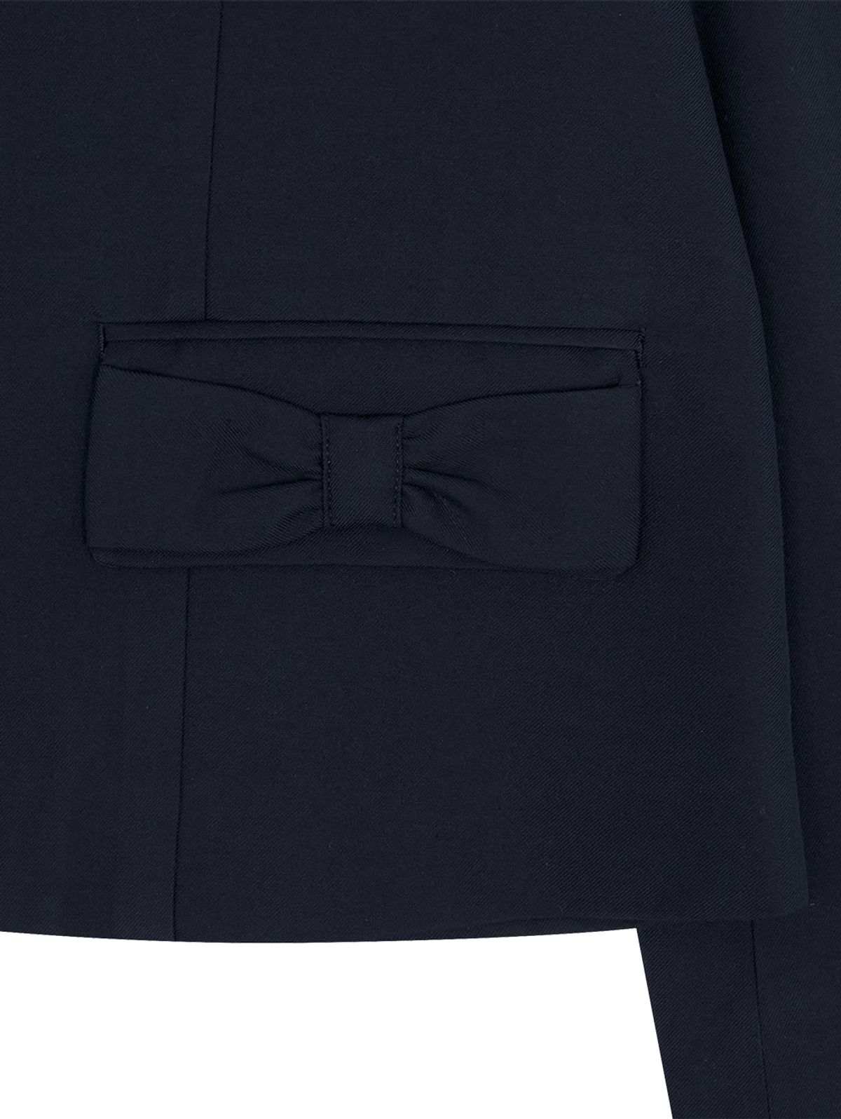뚜오미오(TUOMIO) RIBBON PLEATED JACKET [NAVY]